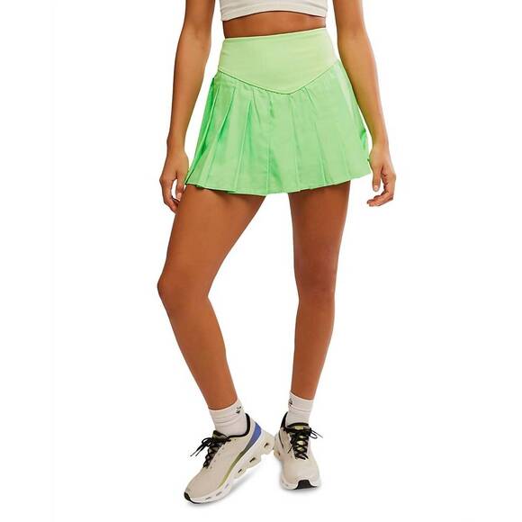 FREE PEOPLE Pants - NEW FREE PEOPLE swing of things skort in lime